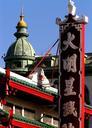 Chinatown rooftops.